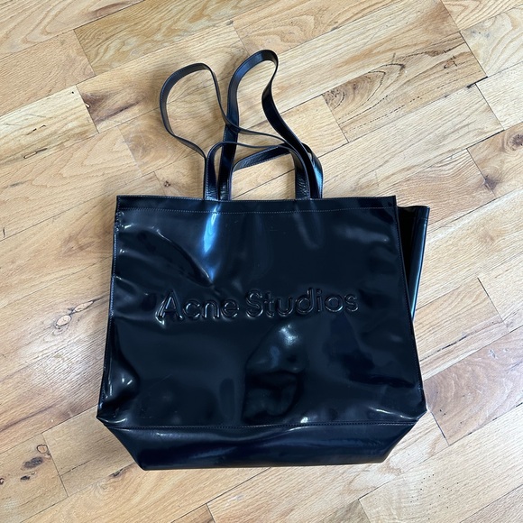Acne Studios logo Shoulder Tote Bag - Picture 5 of 8